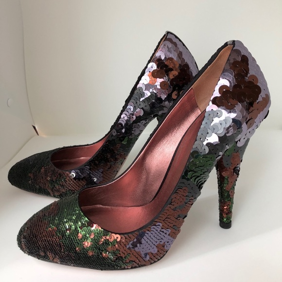 Miu Miu Ombre Gradient Sequin Pumps Size 9 - Picture 3 of 7